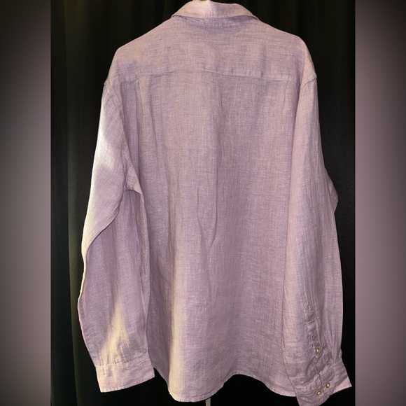 Orvis Men's Light Purple Casual Button-Down Shirt Fly Fishing - Picture 7 of 9